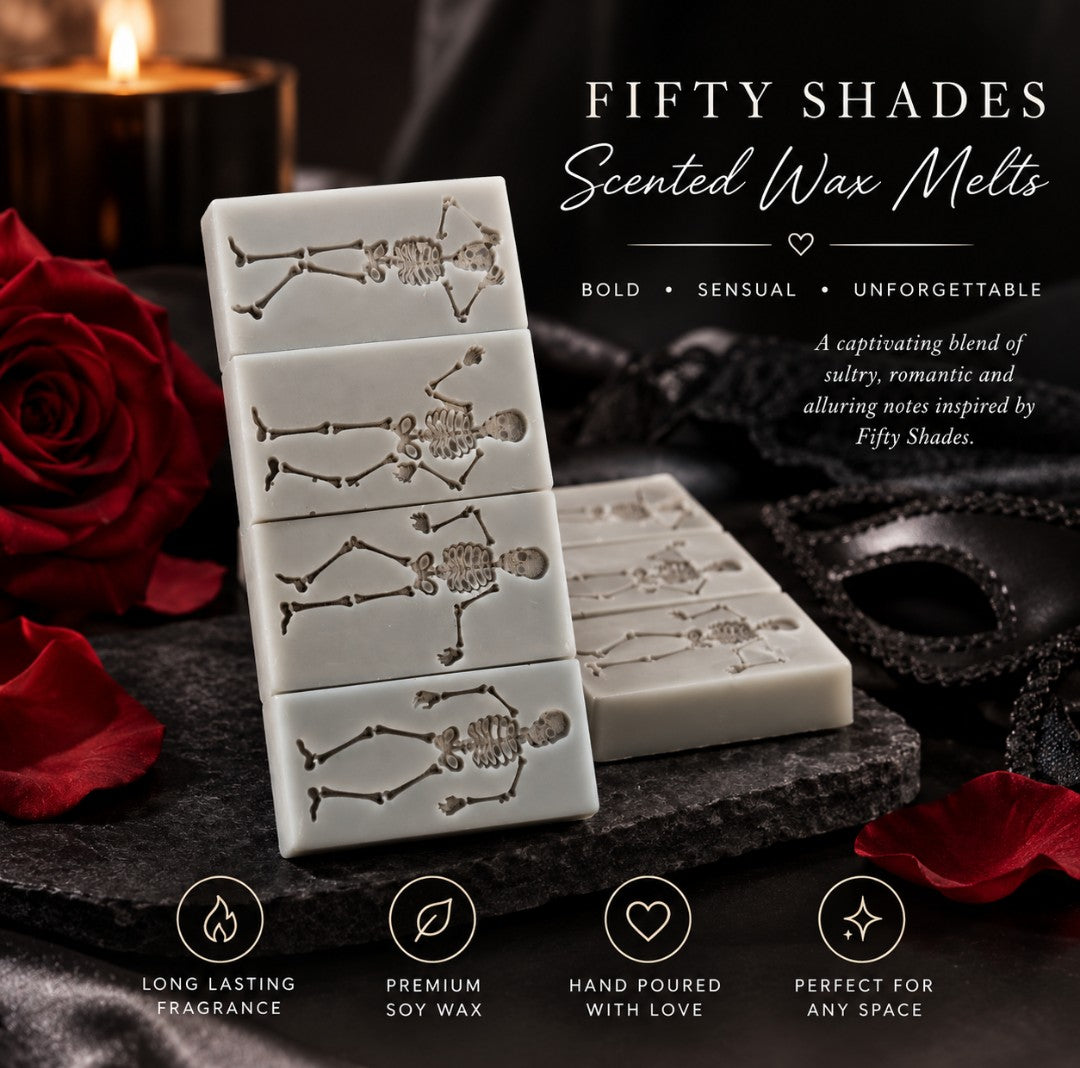 Funny Skeletons | Fifty Shades | natural soy wax | 35g